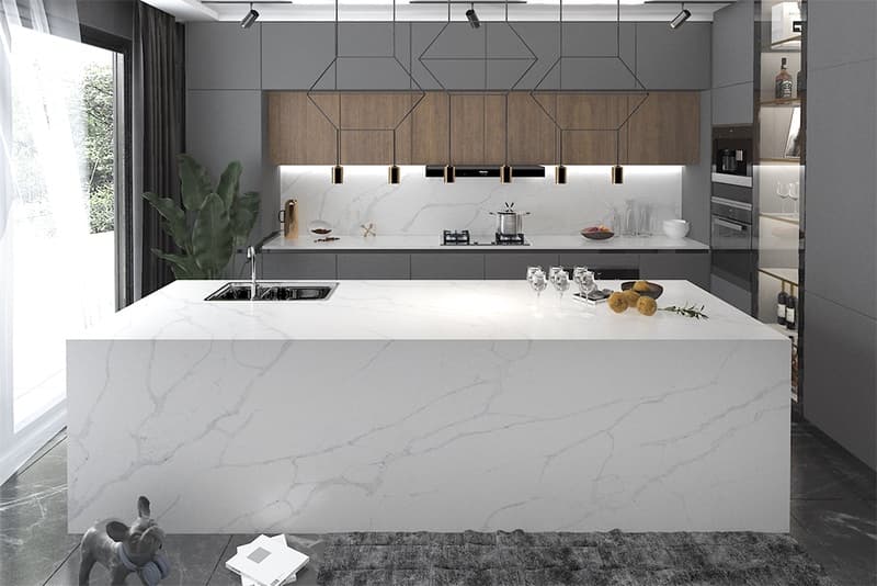 Kasa Quartz K9919 shown in a kitchen setting